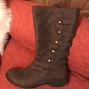 Merrell chocolate brown Leather Boots 9.5